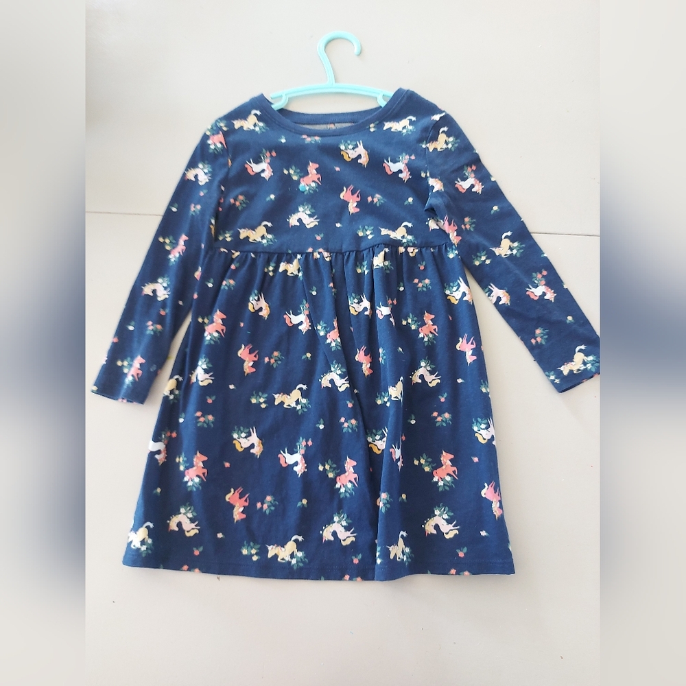 **3 Listings $20**                        Kids Blue Unicorn Dress